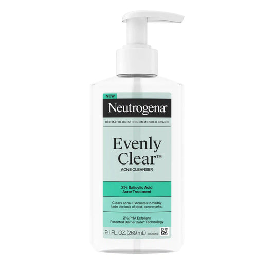 Neutrogena® Evenly Clear™ Acne Cleanser, 9.1 Oz