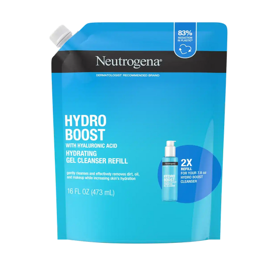 Neutrogena Hydro Boost Cleansing Gel, Refill Pouch