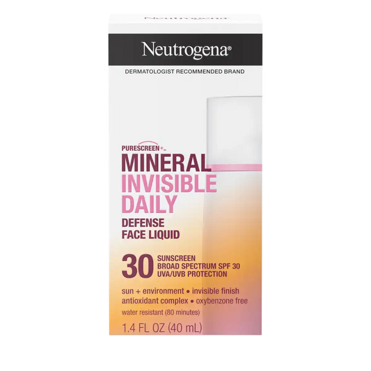 Neutrogena® Purescreen+ Invisible Daily Defense Mineral Face Liquid With SPF 30