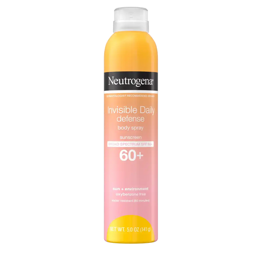 Neutrogena® Invisible Daily™ Defense Body Spray Sunscreen, Broad Spectrum SPF 60+