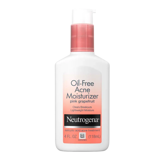 Non-comedogenic Oil-Free Pink Grapefruit Acne Face Moisturizer With Salicylic Acid